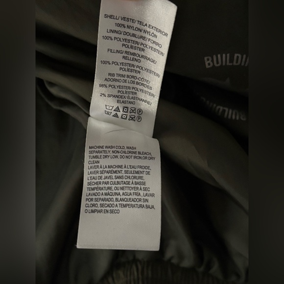 {Lucky Brand} army green puffer jacket women's size M - Picture 8 of 9